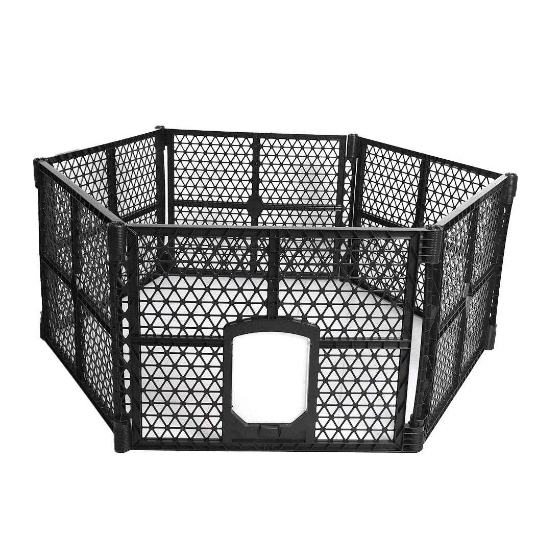 PaWz Pet Playpen Folding Dog Plastic M Medium-1910112978666131457