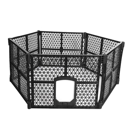 PaWz Pet Playpen Folding Dog Plastic M Medium-1910112978666131457