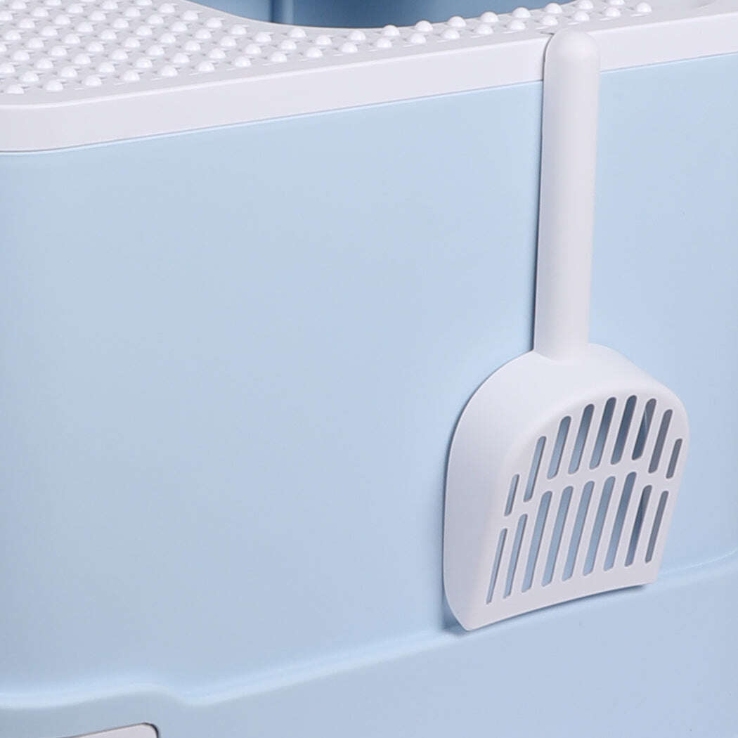 PaWz Cat Litter Box Fully Enclosed Kitty Blue-1910112950677540869