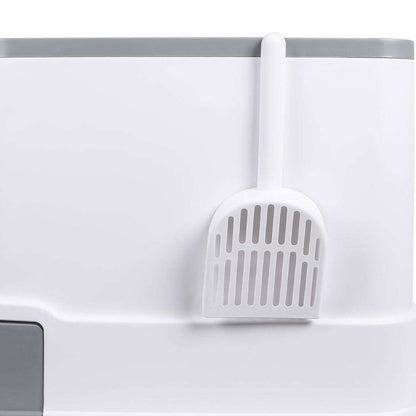PaWz Cat Litter Box Fully Enclosed Kitty Grey-1910112951075999749