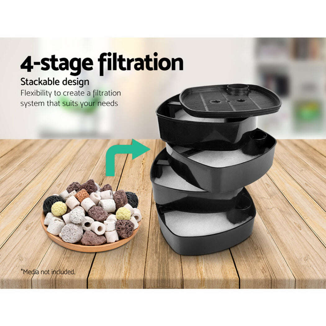 Giantz 1250L/H External Canister Aquarium Filter Pet Savers