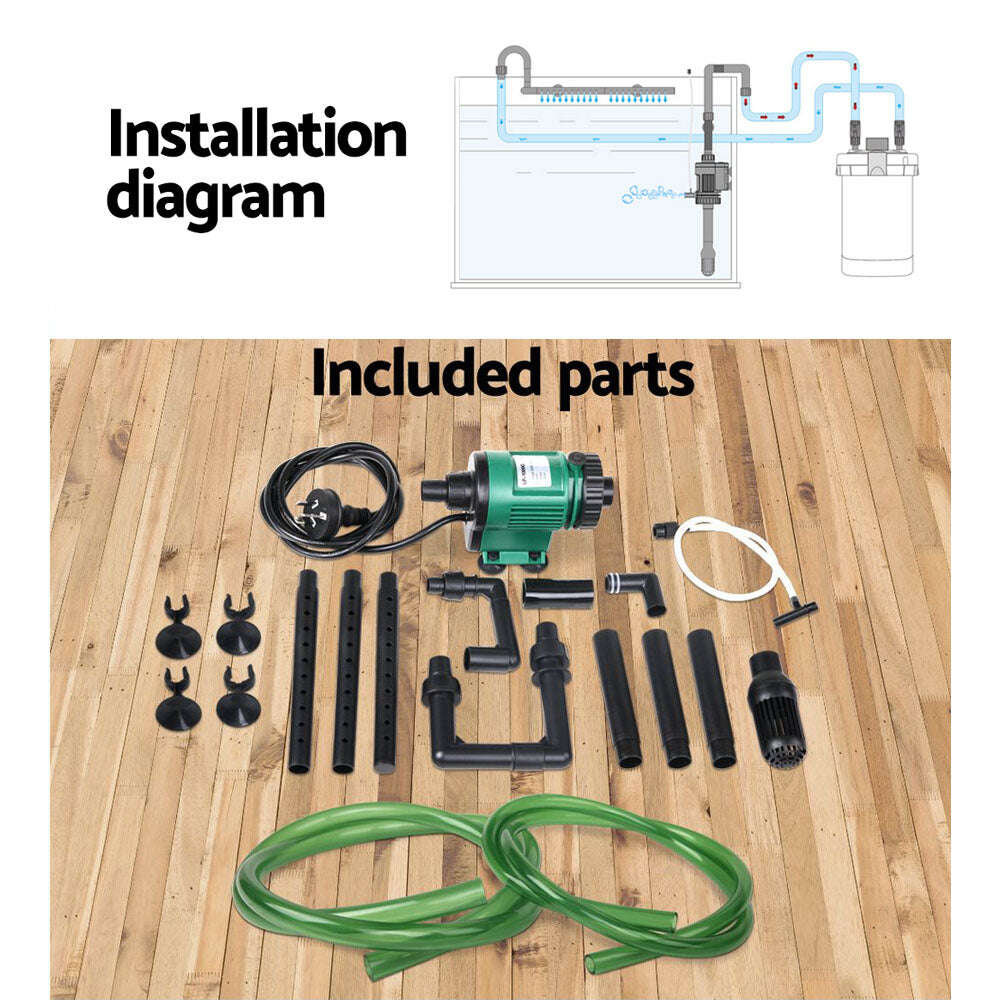 Giantz 1250L/H External Canister Aquarium Filter Pet Savers