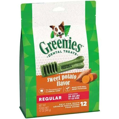 Greenies Dog Sweet Potato Treat Regular 340g Pet Savers