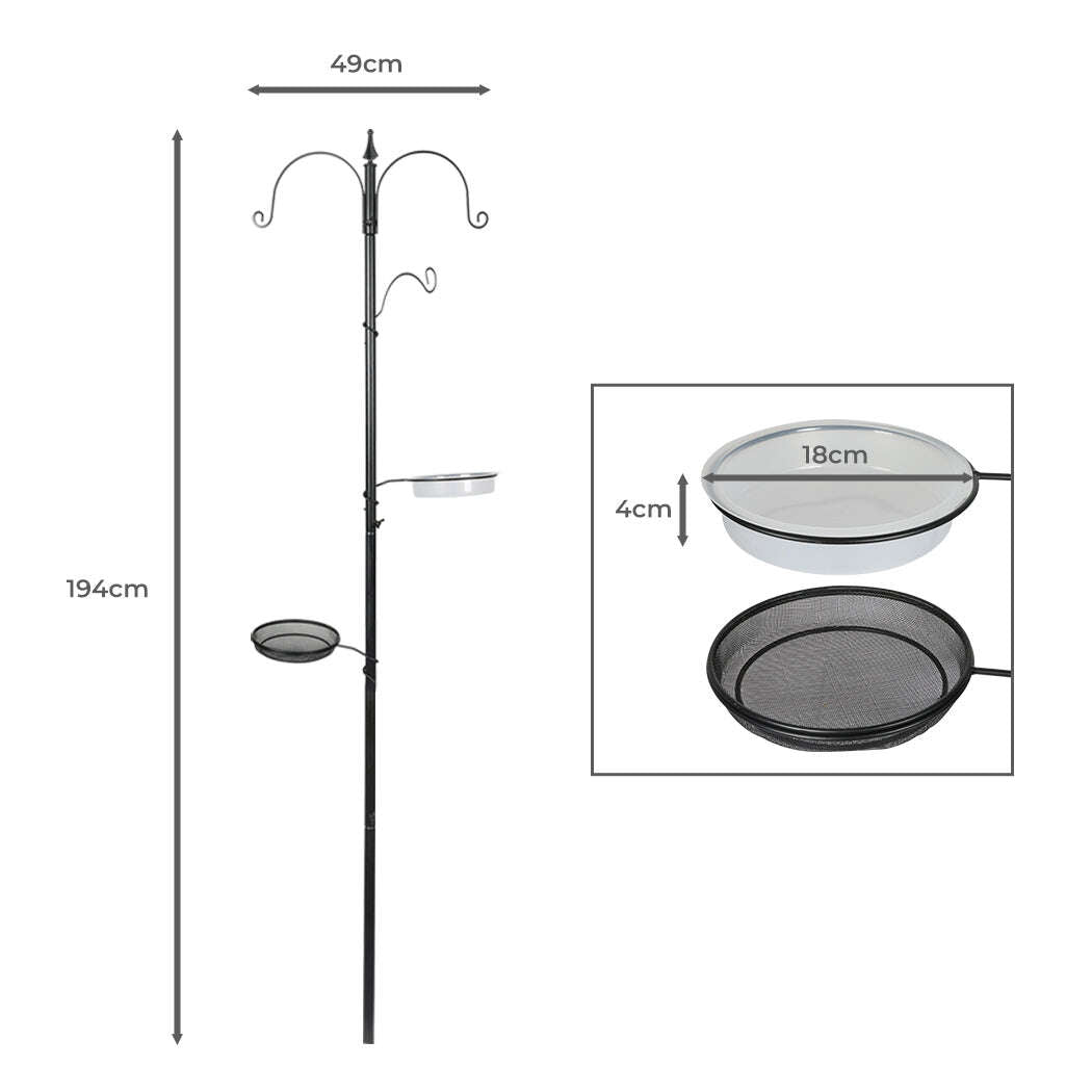 PaWz Metal Bird Feeder Hanging Wild-1910113141237354498