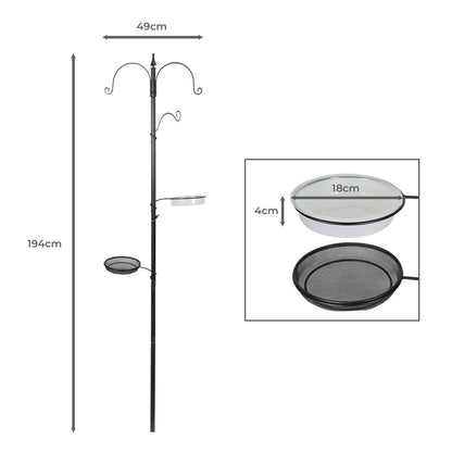 PaWz Metal Bird Feeder Hanging Wild-1910113141237354498