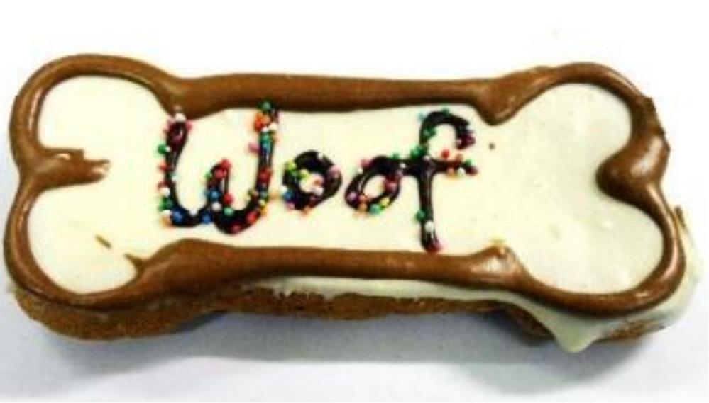 Huds & Toke Dog Large Bone Cookie - Woof