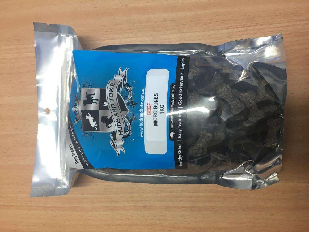 Huds & Toke Dog Beef Micro Bones 1kg Pet Savers