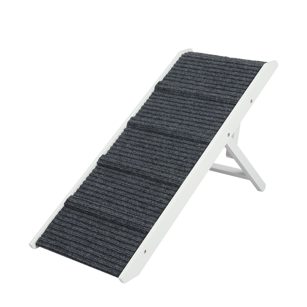 PaWz Adjustable Dog Ramp Height Stair White-1910112466059268096