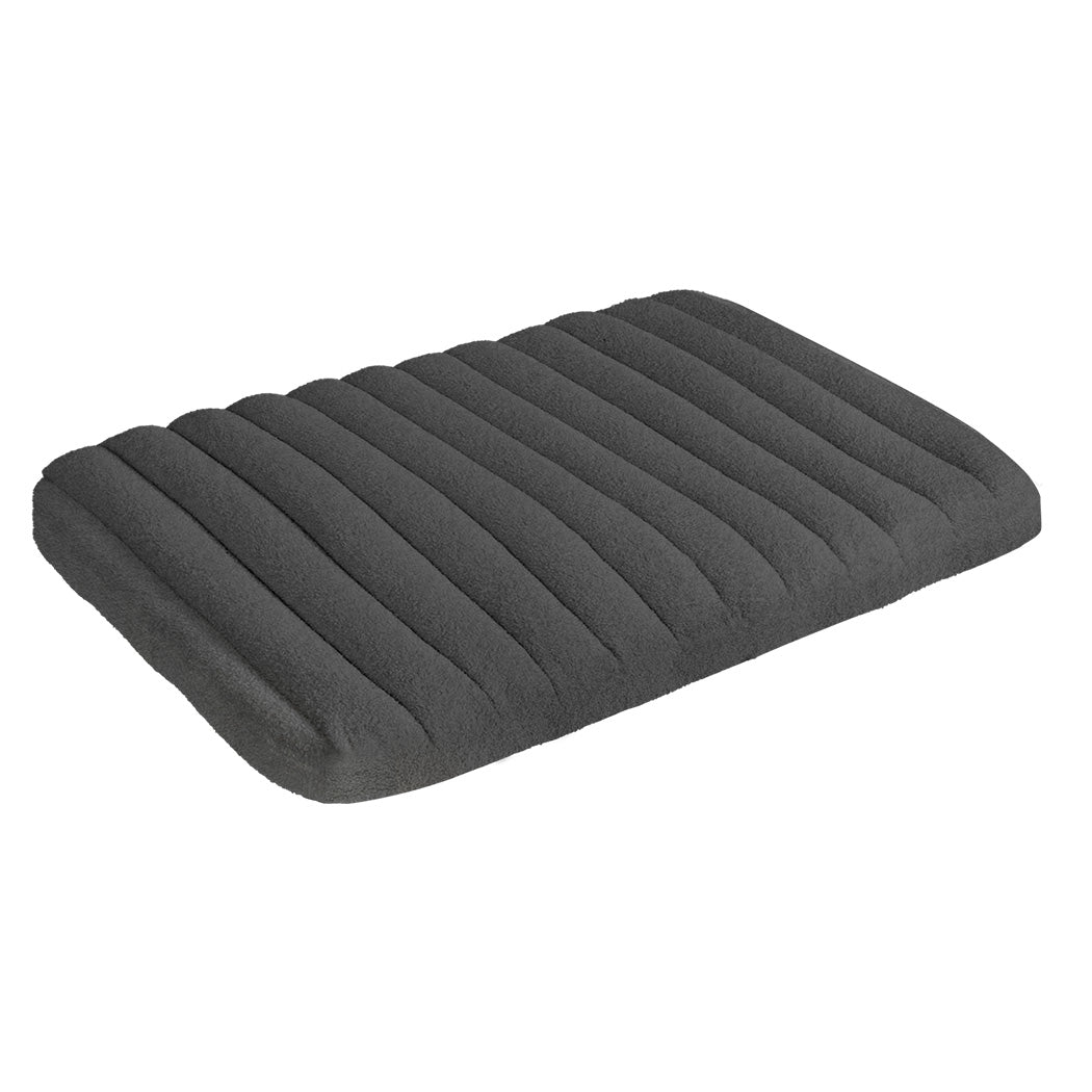 Pawz L Size Orthopedic Dog Bed with Sherpa Plush Removable Cover in Grey-1919892816419491840