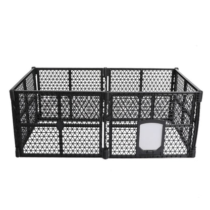 PaWz Pet Playpen Folding Dog Plastic M Medium-1910112978666131456