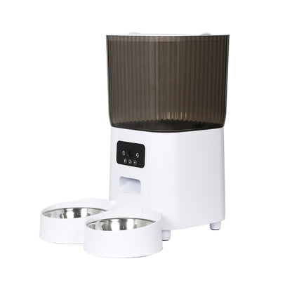 PaWz 5L Auto Pet Feeder Automatic Camera Wi-Fi White-1910112494316294144