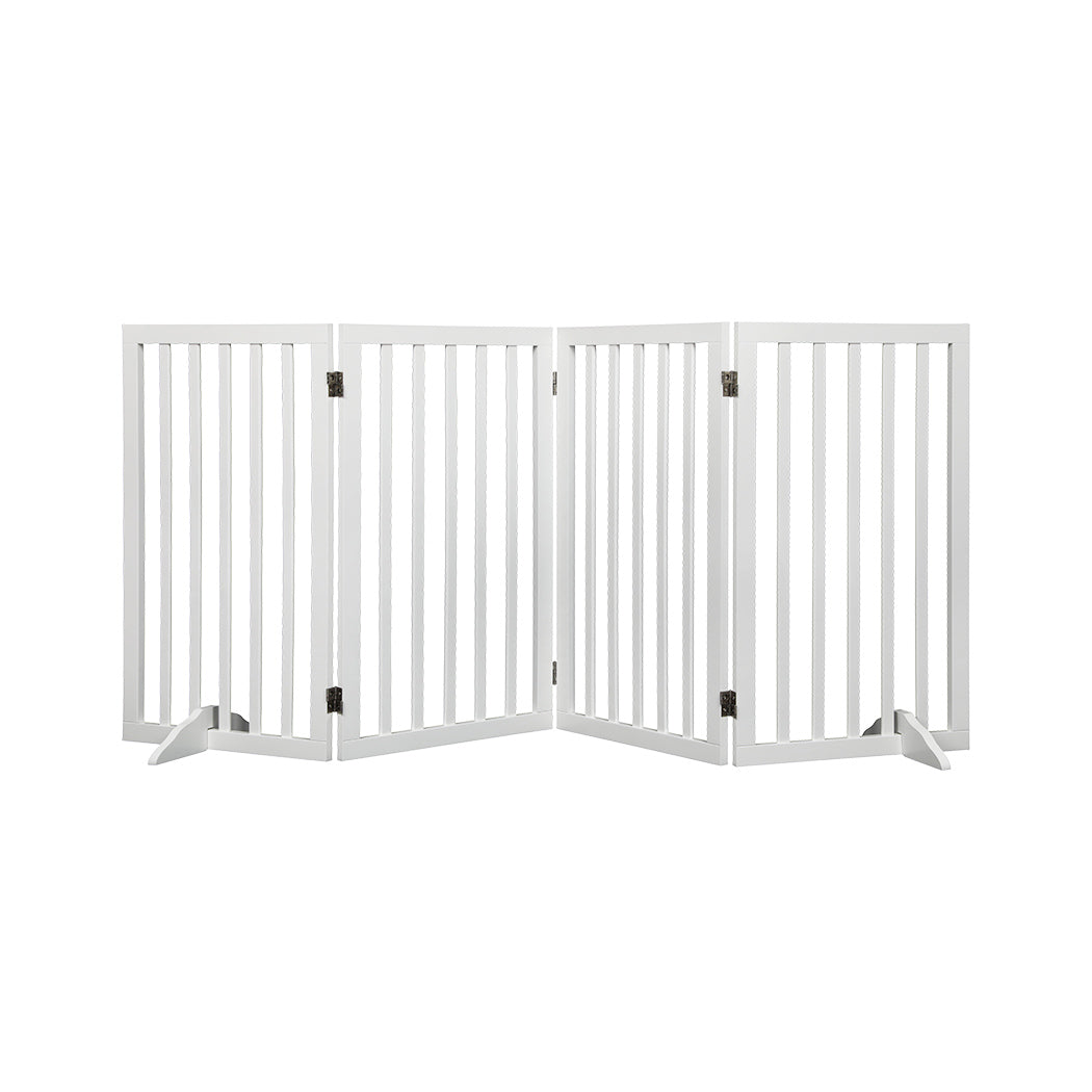 PaWz Wooden Pet Gate Dog Fence Safety White 800x 3MM-1910112968952123392