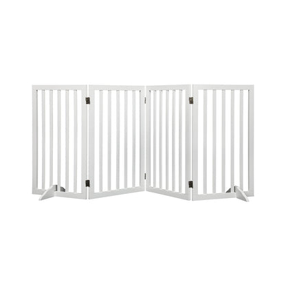 PaWz Wooden Pet Gate Dog Fence Safety White 800x 3MM-1910112968952123392