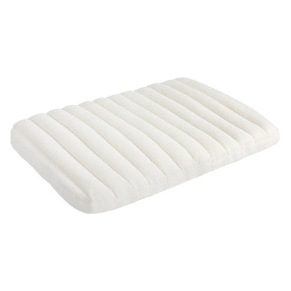 Pawz L Size Orthopedic Dog Bed with Sherpa Plush Removable Cover in White-1919892816591458304