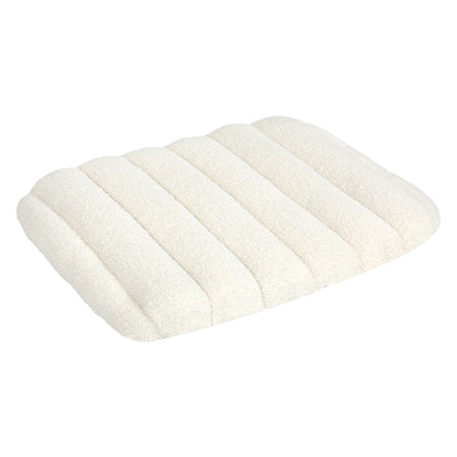 Pawz S Size Orthopedic Dog Bed with Sherpa Plush Removable Cover in White-1919892817208020992