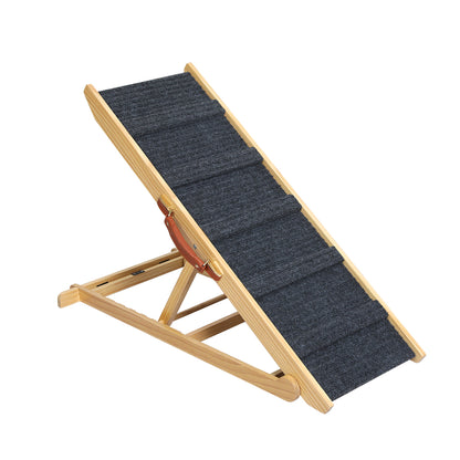 PaWz 5 Wood Adjustable Height Pet Ramp-1910112481011961856