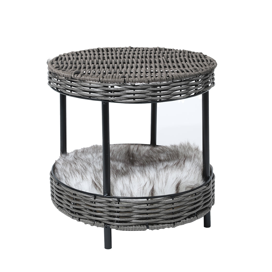 PaWz Rattan Pet Bed Elevated Raised-1910112971720364032