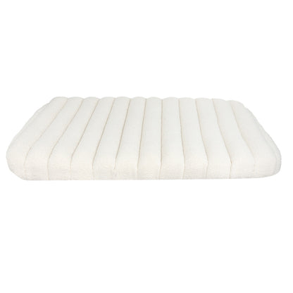 Pawz L Size Orthopedic Dog Bed with Sherpa Plush Removable Cover in White-1919892816591458305