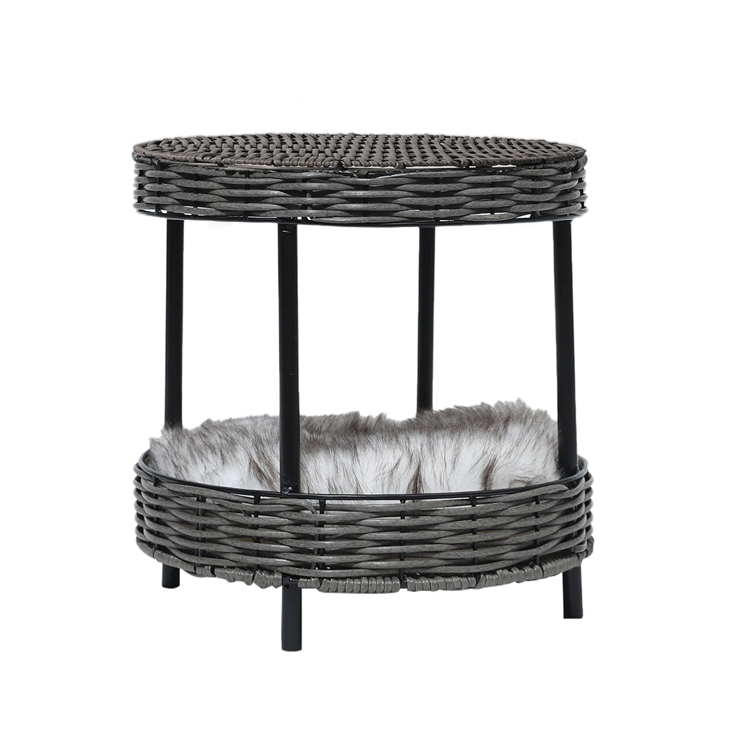 PaWz Rattan Pet Bed Elevated Raised-1910112971720364033