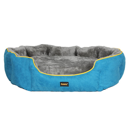 PaWz Electric Pet Heater Bed Heated S Blue Small-1910112463278444545