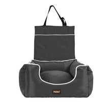 PaWz Dog Car Booster Seat Belt Pet Backrest Grey-1910112480655446017