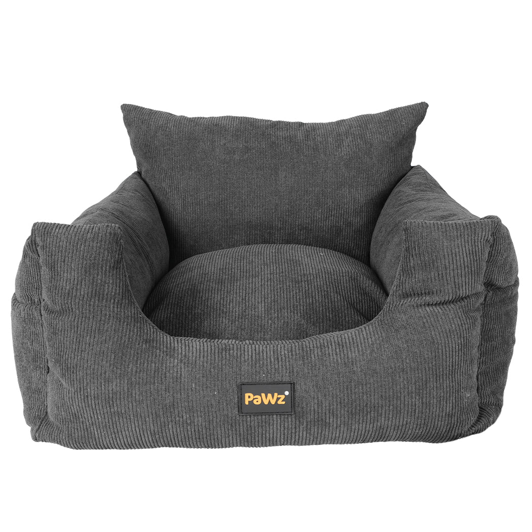PaWz Pet Car Booster Seat Dog Protector M Grey Medium-1910112476582776833