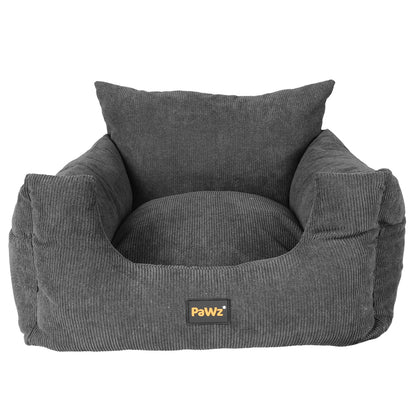 PaWz Pet Car Booster Seat Dog Protector M Grey Medium-1910112476582776833