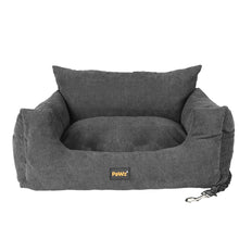 PaWz Pet Car Booster Seat Dog Protector L Grey Large-1910112476243038209