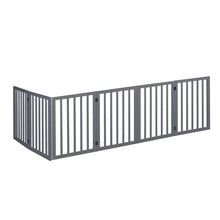 PaWz Wooden Pet Gate Dog Fence Safety Grey 100 Pack-1910112969124089857