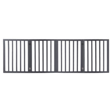 Wooden Pet Gate Dog Fence Retractable Grey 600x 3MM-1910112968574636033