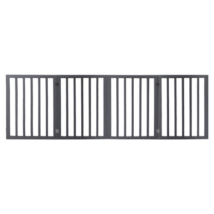 Wooden Pet Gate Dog Fence Retractable Grey 600x 3MM-1910112968574636033