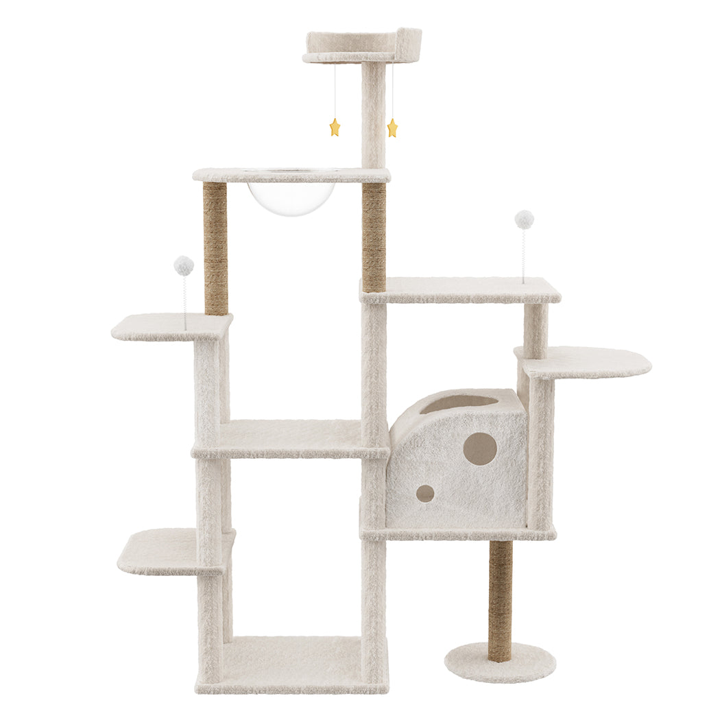 Pawz Cat Tree Tower Large Scratcher Condo House 172cm-1919278362585600001