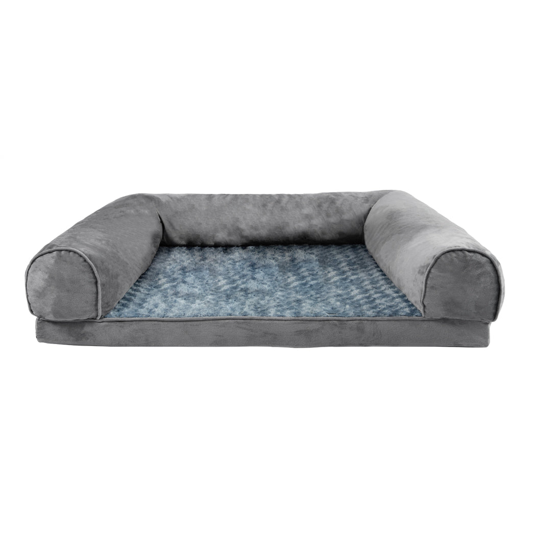 PaWz Pet Bed Sofa Dog Beds Bedding Soft M Cover Grey Cover Medium-1910112954909593601