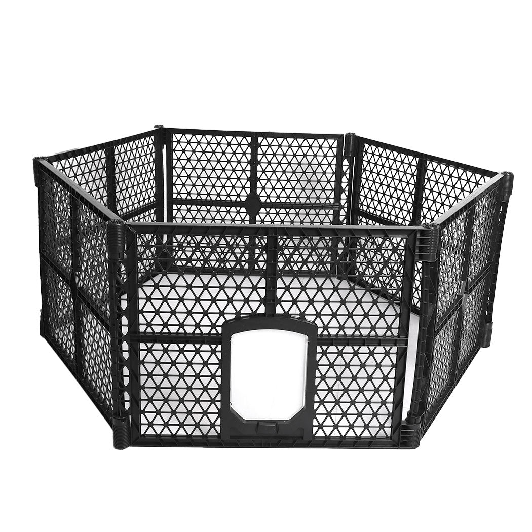 PaWz Pet Playpen Folding Dog Plastic M Medium-1910112978666131457