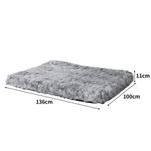 PaWz Replaceable Pet Bed Cover Plush XL Charcoal X-Large-1910112464515764226