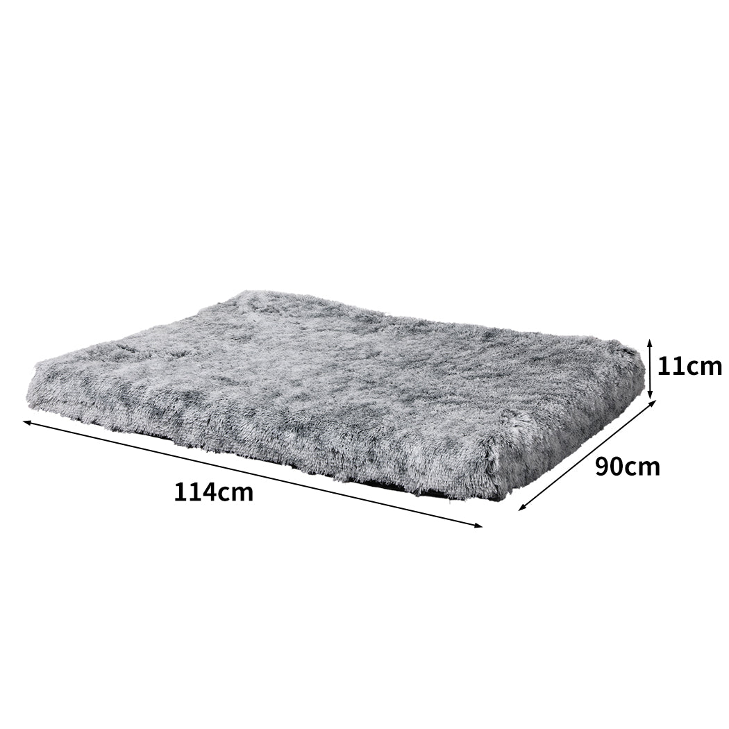 PaWz Dog Mat Pet Calming Bed Memory L Charcoal Large-1910112983359557634