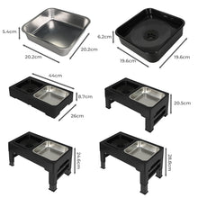 PaWz Elevated Pet Feeder 4 Height Adjustable-1910112479787225090