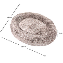 TheNapBed 1.8m Human Size Pet Bed Fluffy Brown-1910112472883400706