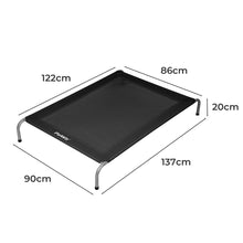 PaWz Elevated Trampoline Pet Bed Dog XXL Black XX-Large-1910112493326438402