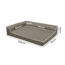 Pawz Orthopedic Dog Bed XL Coffee-1910112253030567938