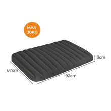 Pawz L Size Orthopedic Dog Bed with Sherpa Plush Removable Cover in Grey-1919892816419491842