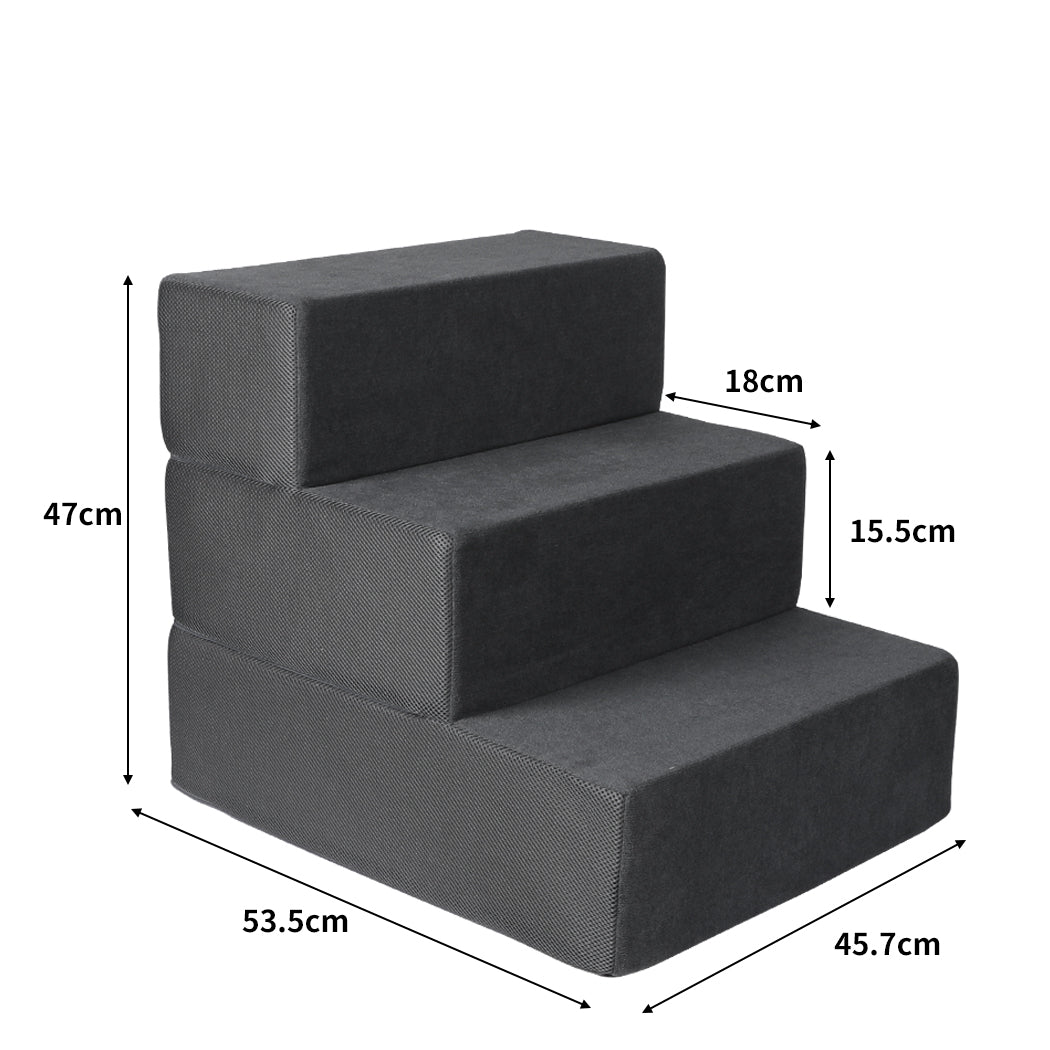 PaWz Multi-steps Dog Ramps For High Double 9KG-1910112965680566274
