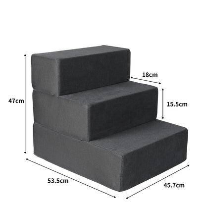 PaWz Multi-steps Dog Ramps For High Double 9KG-1910112965680566274