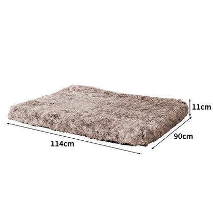 PaWz Dog Mat Pet Calming Bed Memory L Coffee Large-1910112983200174082