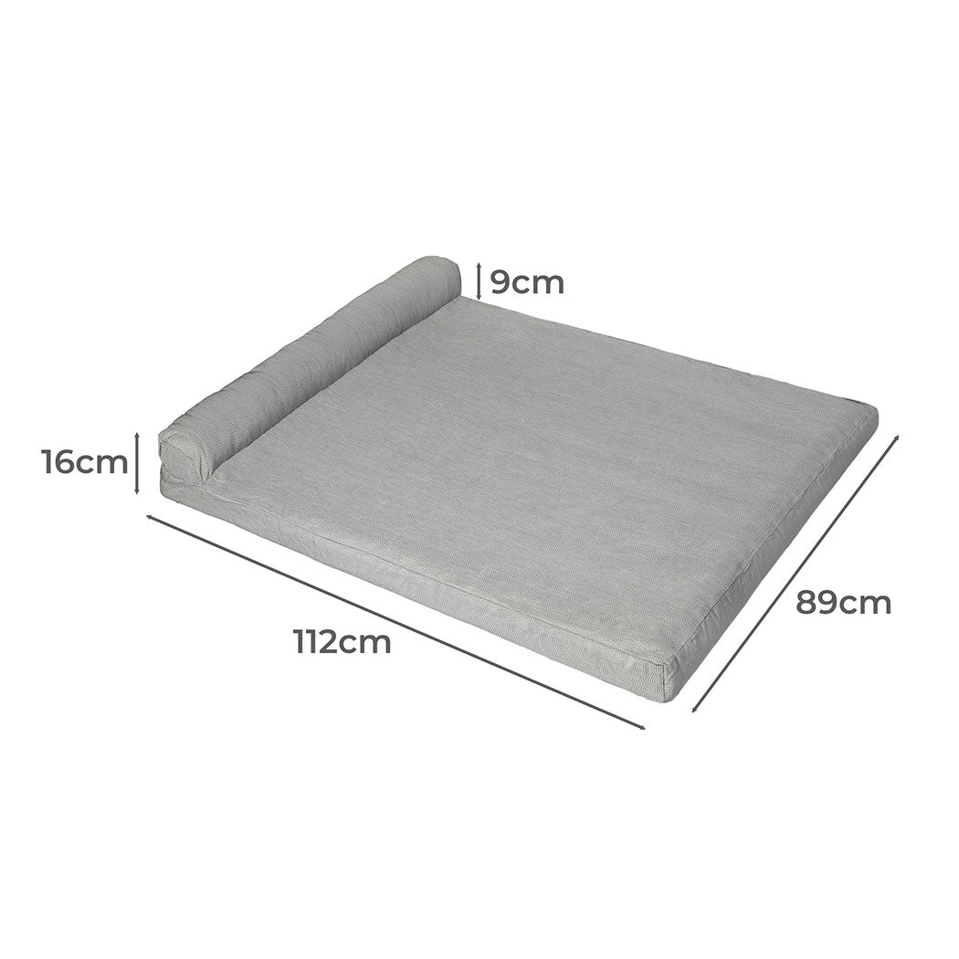 PaWz Pet Bed Chew Proof Memory Foam XL X-Large-1910112488528154626