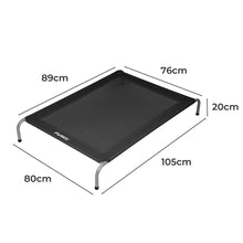 PaWz Elevated Trampoline Pet Bed Dog L Black Large-1910112492009426946