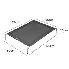 PaWz Elevated Trampoline Pet Bed Dog L Grey Large-1910112492328194050
