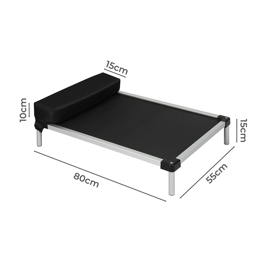 PaWz Pet Trampoline Aluminium Frame L Black Large-1910112488867893250