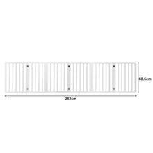 PaWz Wooden Pet Gate Dog Fence Safety White 100 Pack-1910112969287667714