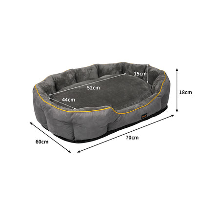 PaWz Electric Pet Heater Bed Heated M Grey Medium-1910112463077117954